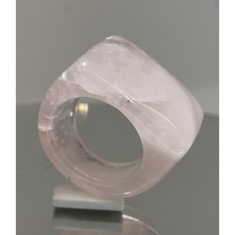 Anillo Cuarzo Rosado