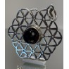Garnet Flower of Life Pendant